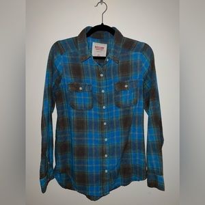Blue Plaid Flannel